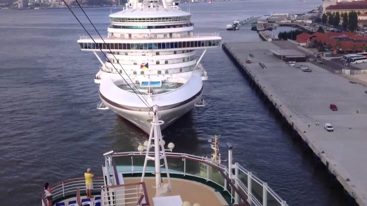 Ventura sails in to Lisbon Harbour