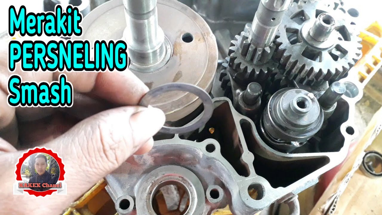 Merakit gigi rasio Suzuki Smash untuk pemula #KakexChannel