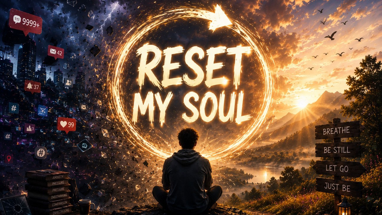 RESET MY SOUL (Official Lyric Video) | Christian Pop Song About Anxiety, Healing & God's Peace