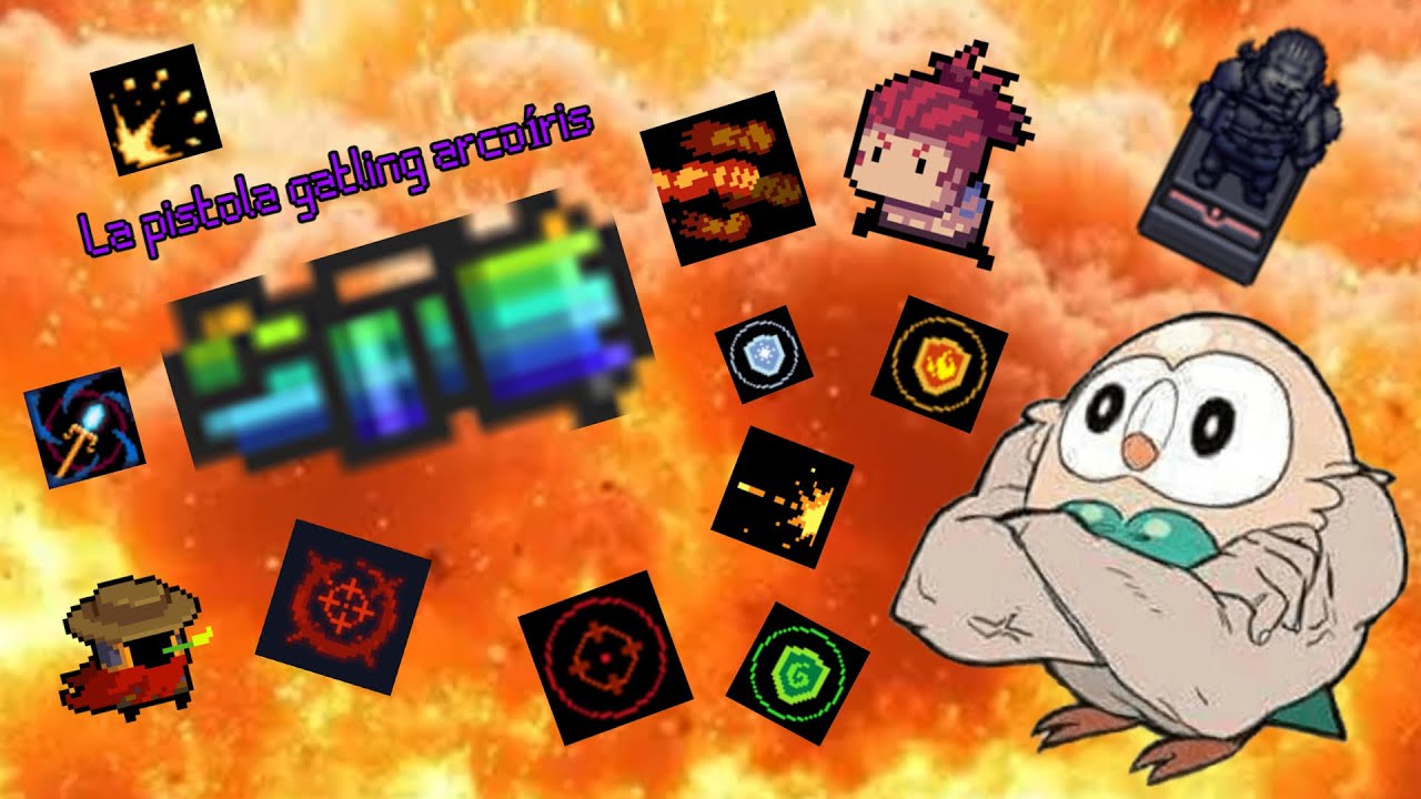 ¡Explotando el máximo potencial de La Pistola gatling arcoíris! | Soul Knight