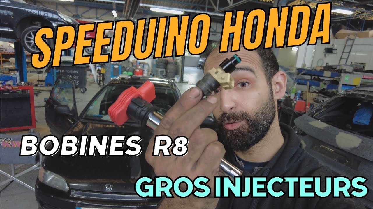 Speeduino Honda OBD1 : Gros injecteurs et Bobines R8 sur EJ1