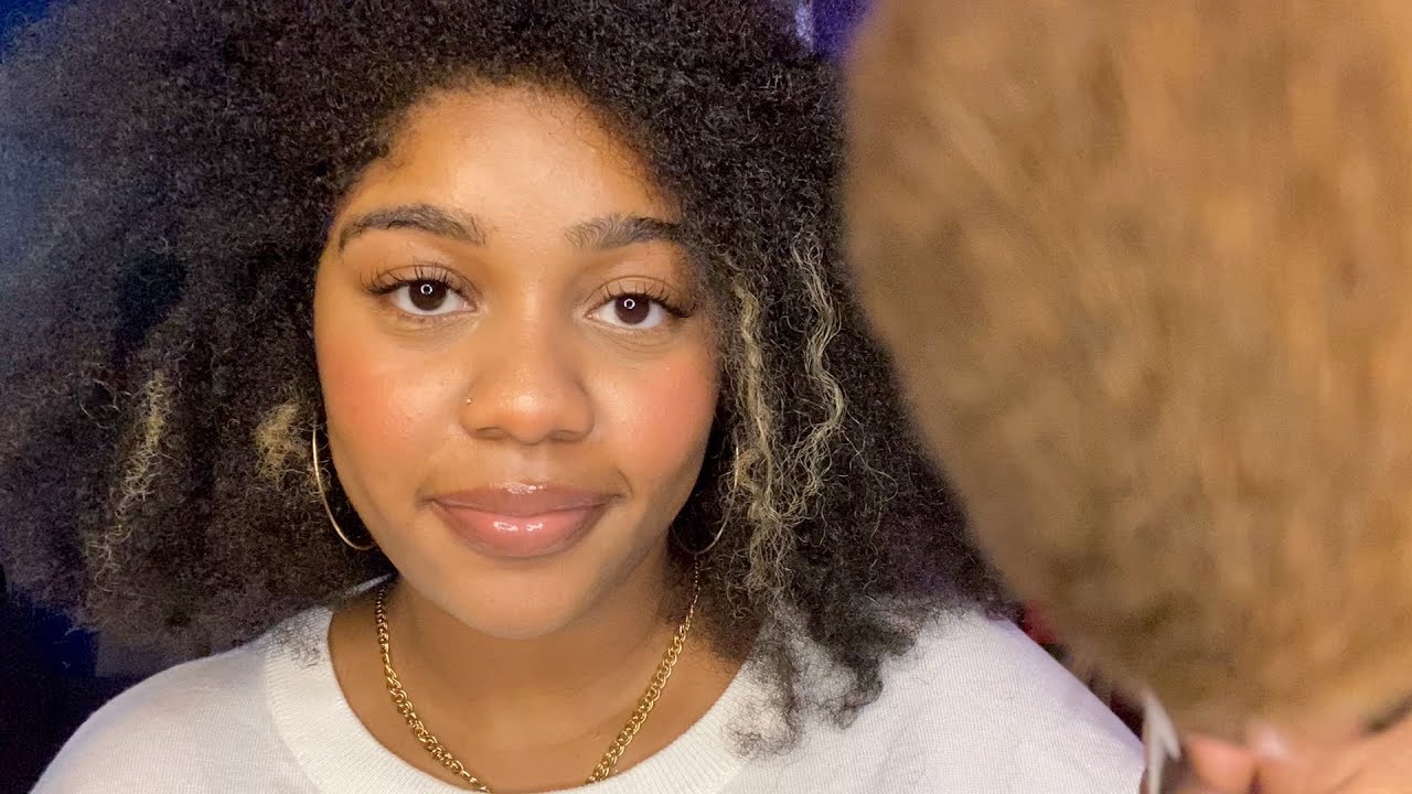 ASMR- 10 Minutes of PURE Face Brushing 😴💓 (THE SCREEN TURNS BLACK | NO TALKING) ✨