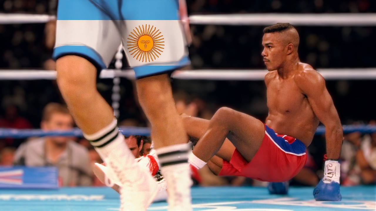 Empezó en la lona y termino Bailando! - Feliz Tito Trinidad vs Alberto Cortes