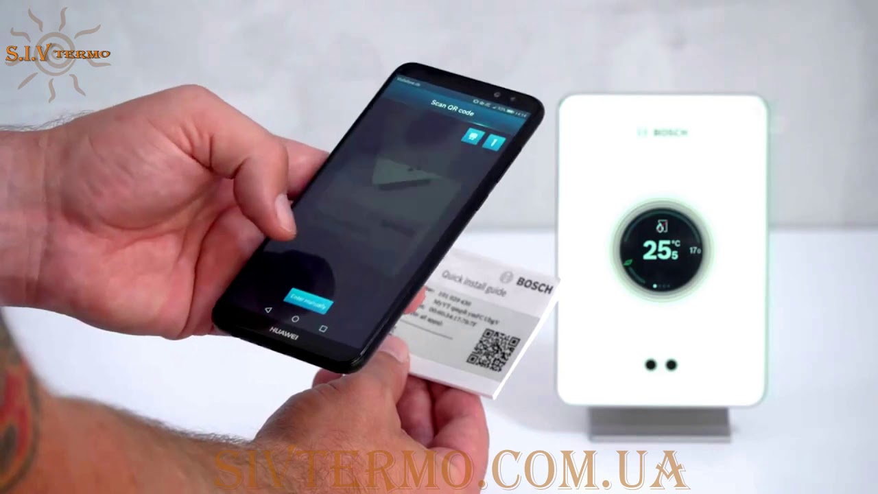 Bosch EasyControl полная инструкция, как установить умный регулятор температуры.