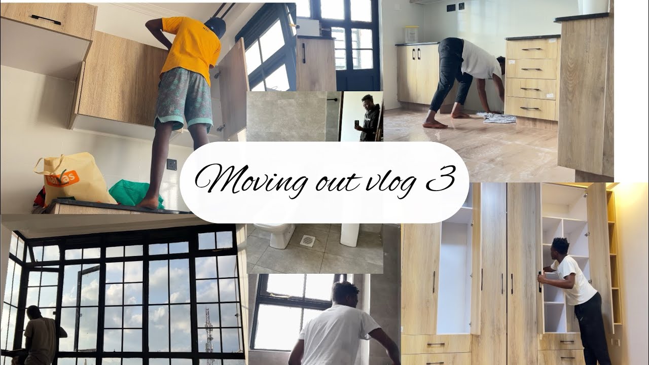 VLOGMAS 3//MOVING OUT  VLOG 3//CLEANING MY NEW APARTMENT BEFORE SETTLING