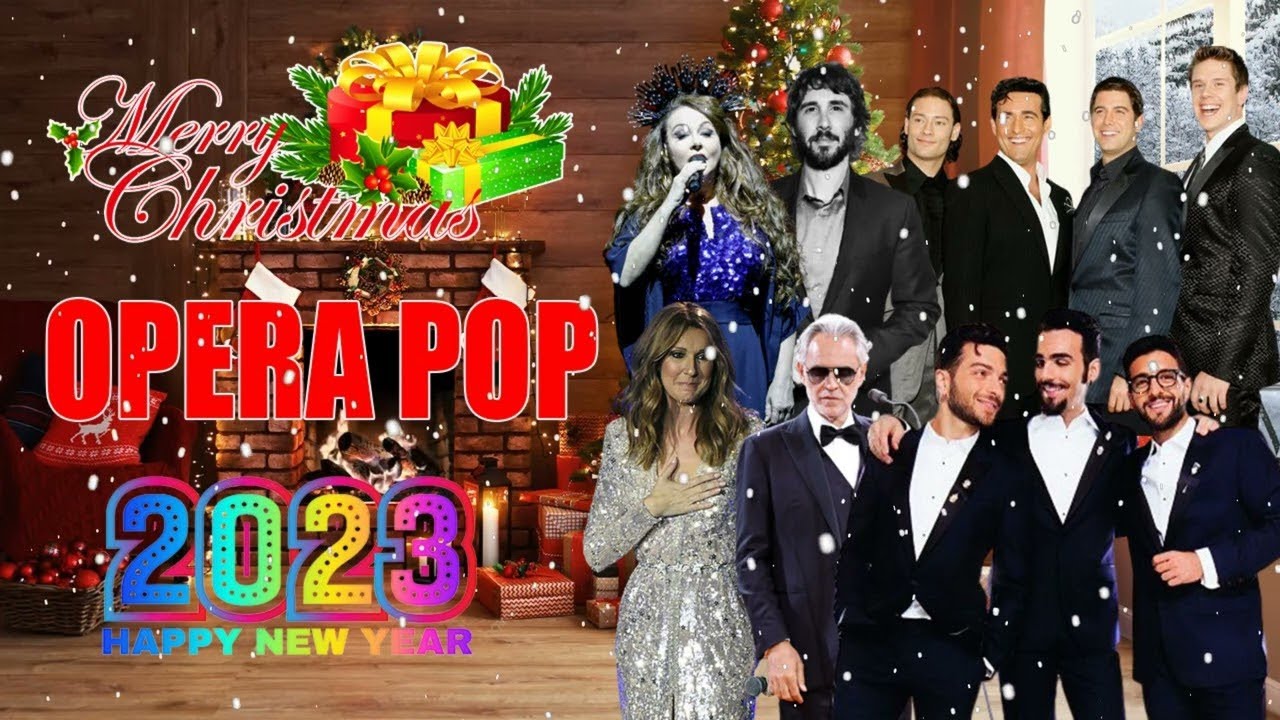 Best Opera Pop Christmas Song All Time  Josh Groban,Andrea Bocelli,C&eacute;line Dion,,Sarah Brightman