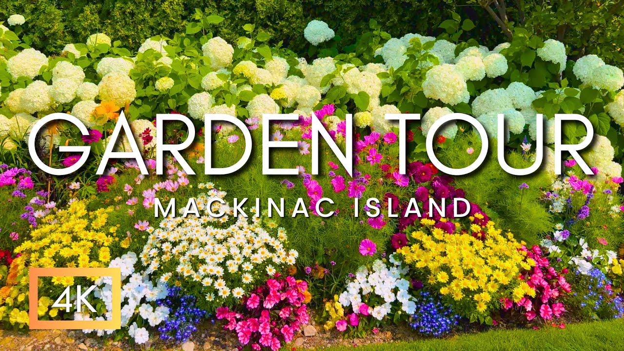Mackinac Island Summer Tour | Stunning Gardens, Horse-Drawn Carriages, Water Views, Peaceful Scenery