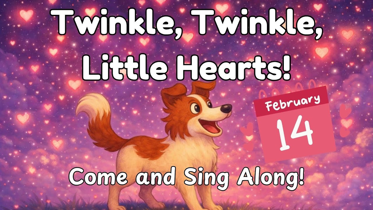 ❤️ Twinkle, Twinkle, Little Hearts — A Sweet Valentine’s Day Song for Kids!