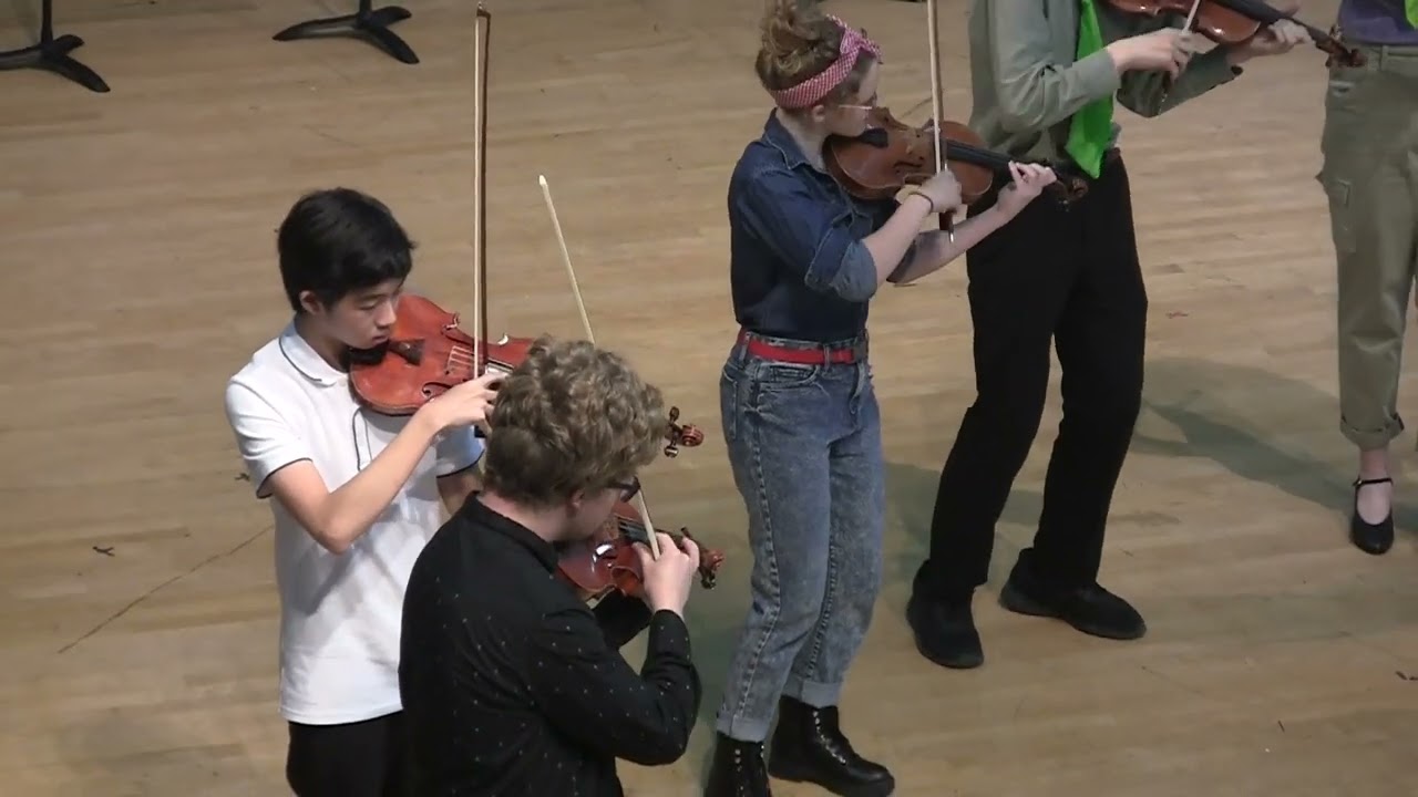DANSE MACABRE (1874) for four violins - Saint Saëns, Arr. Girtain