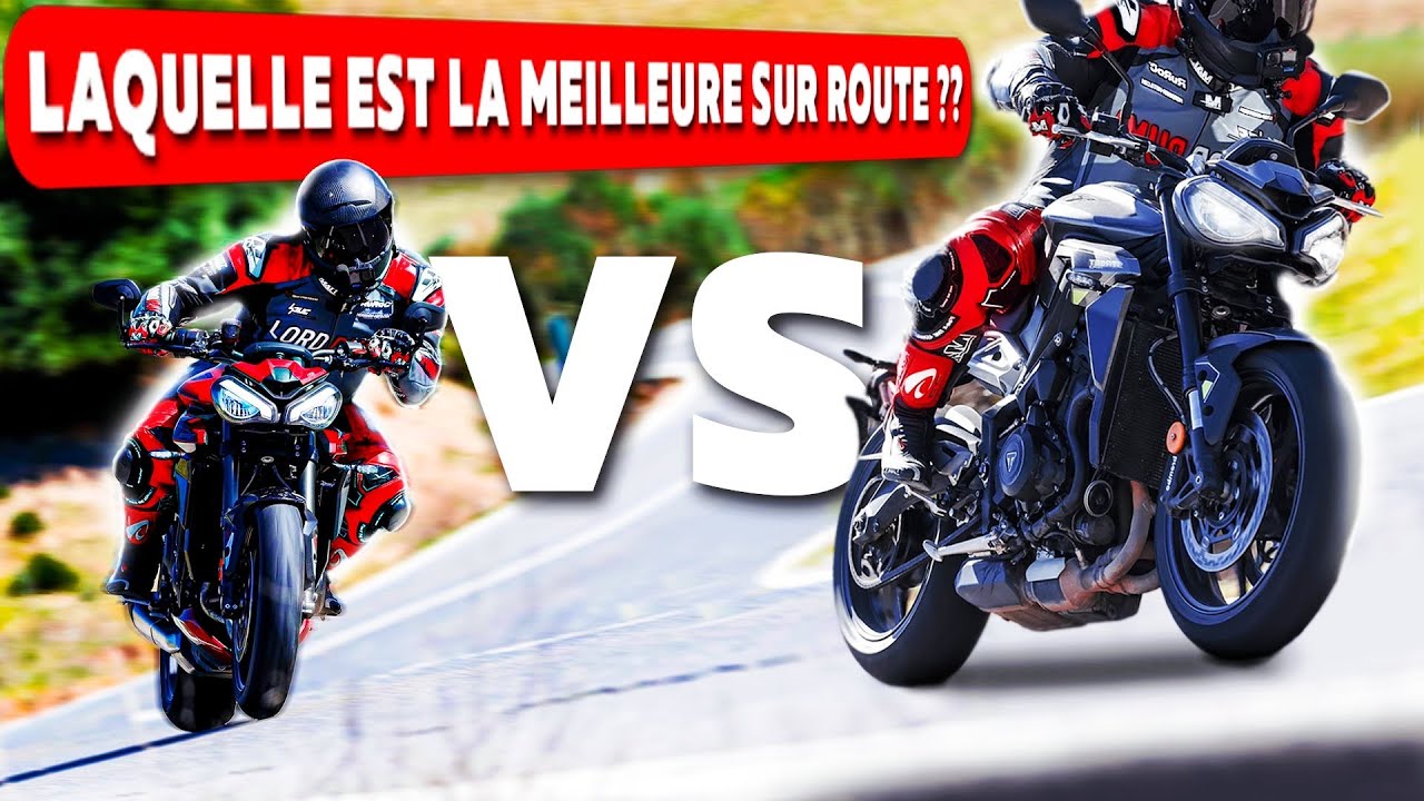 DUEL SUR ROUTE : STREET TRIPLE 765 RS 2023 vs. 765 R 2023  ! ( Tu achetes laquelle ? )