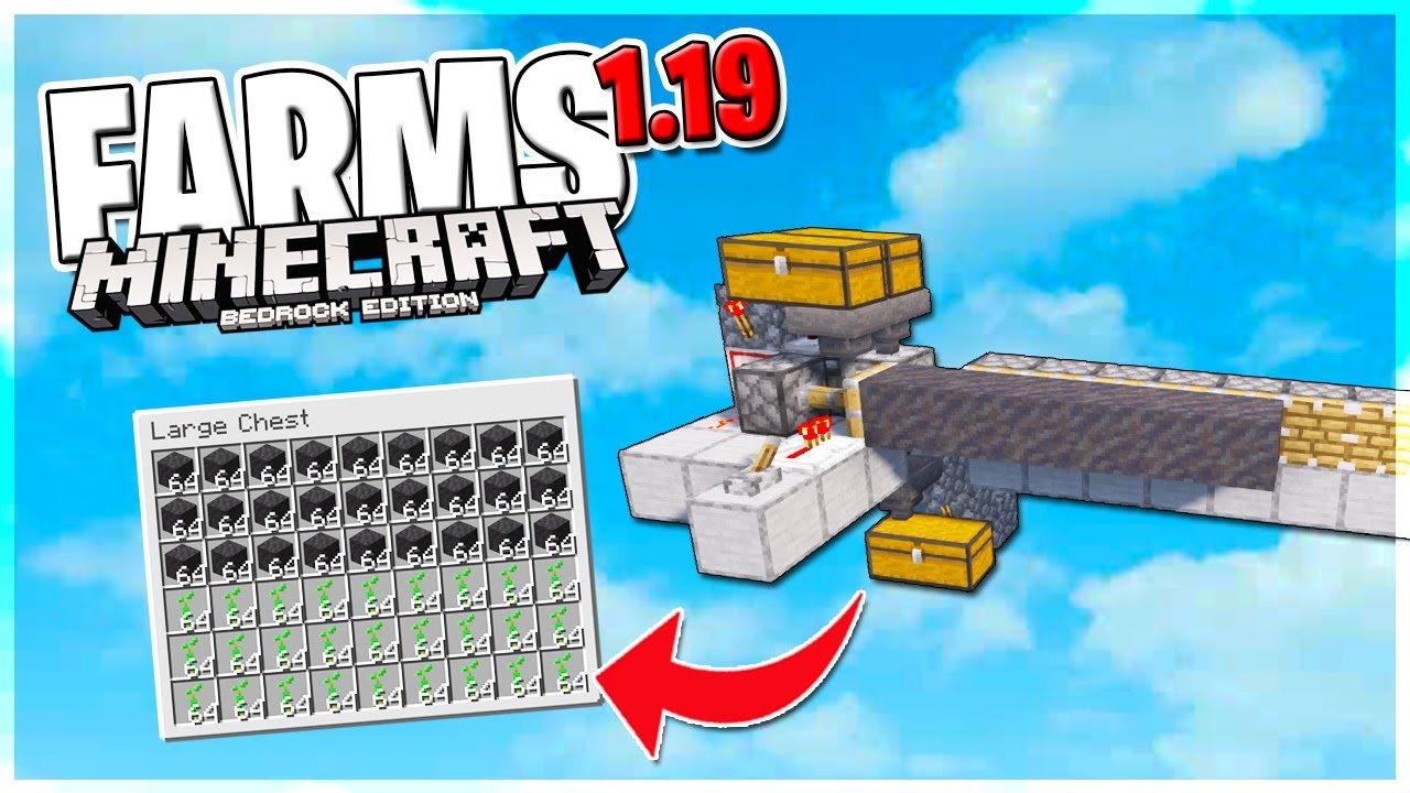 DUE NUOVE FARM UTILI e SEMPLICI per Minecraft Bedrock 1.19 (MCPE/Xbox/PS4/Switch/Win10)