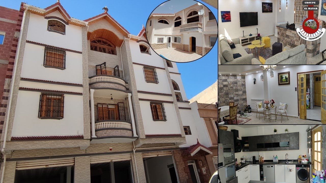 👈منزل للبيع موقع جيد قريب من الطريق✔️📍عرعار باتنة👈 و مزود بتدفئة مركزية✔️🔻المساحة 203 م طابق ارضي+2🔻