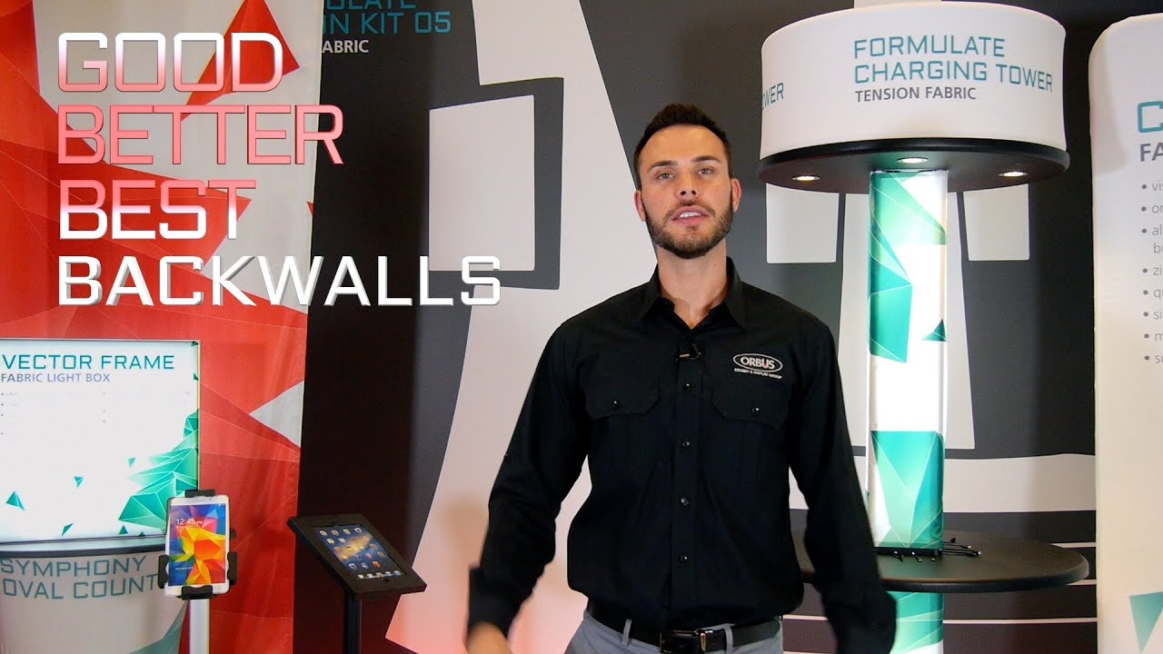 Good, Better, Best &ndash; Orbus&reg; Portable Display Backwalls