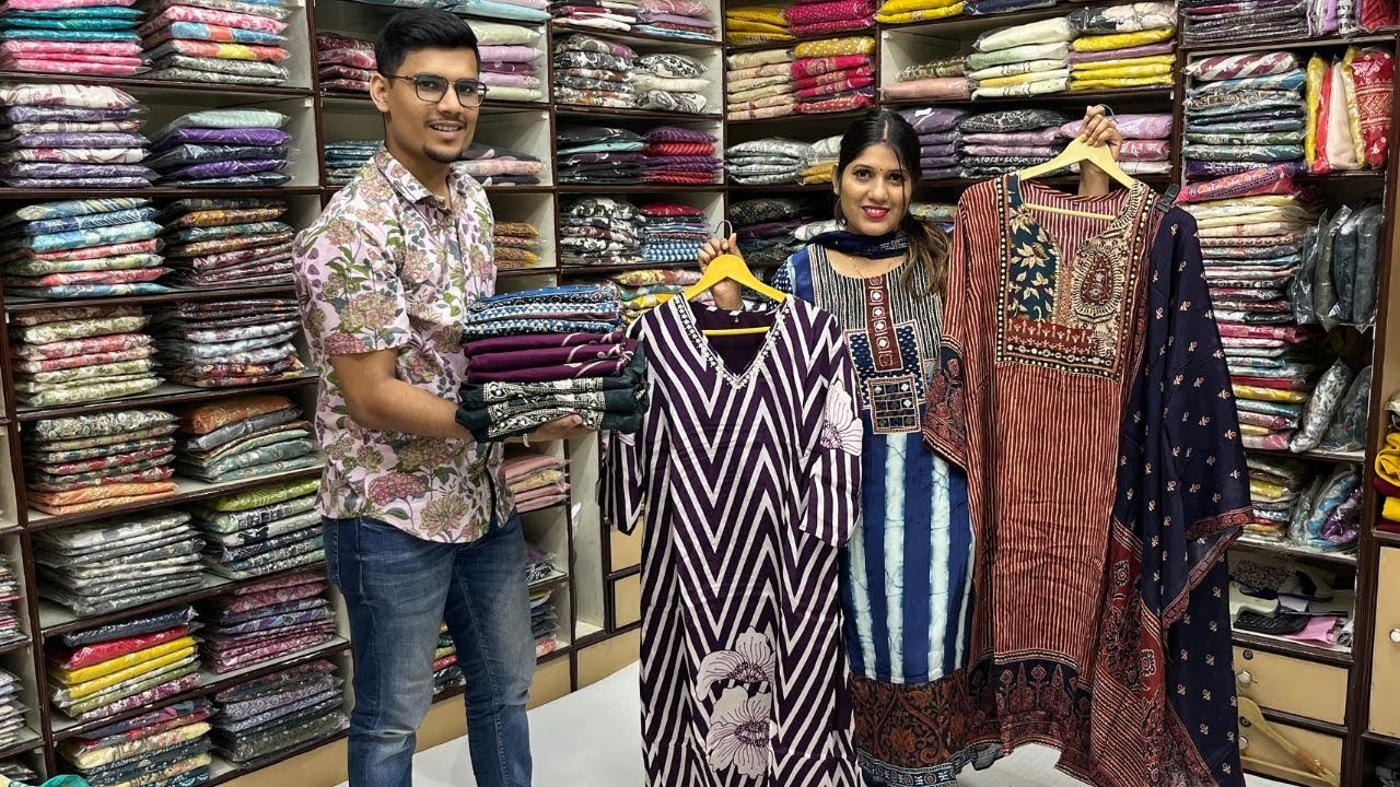 Muslin/ Crepe/ Cotton 3 Piece Kurti Set from Apna Andaaz (Mohata Ji) Barabazar Laxmi Plaza Market
