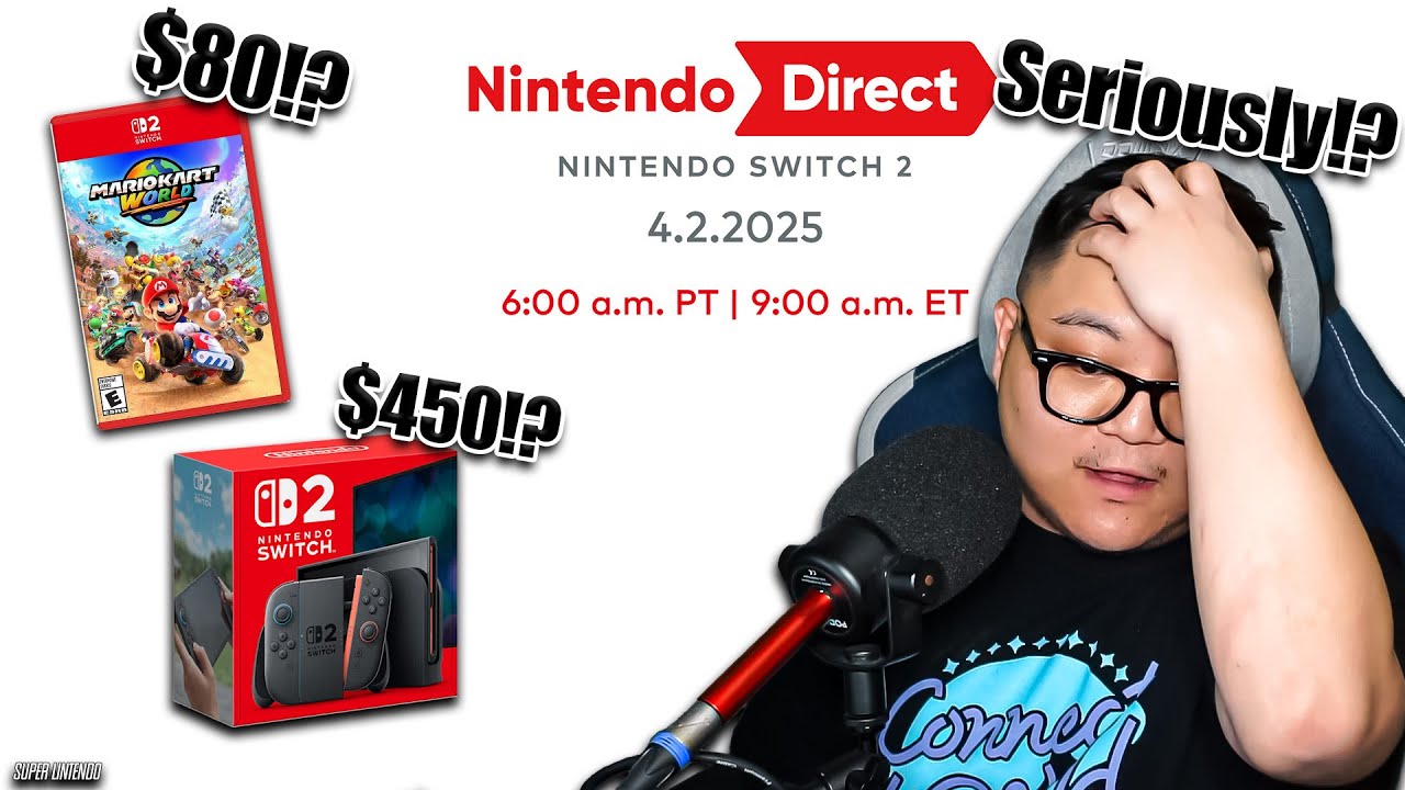 The Nintendo Switch 2 Direct was INSANE, but not in a good way... | Nintendo Direct 4.2.2025