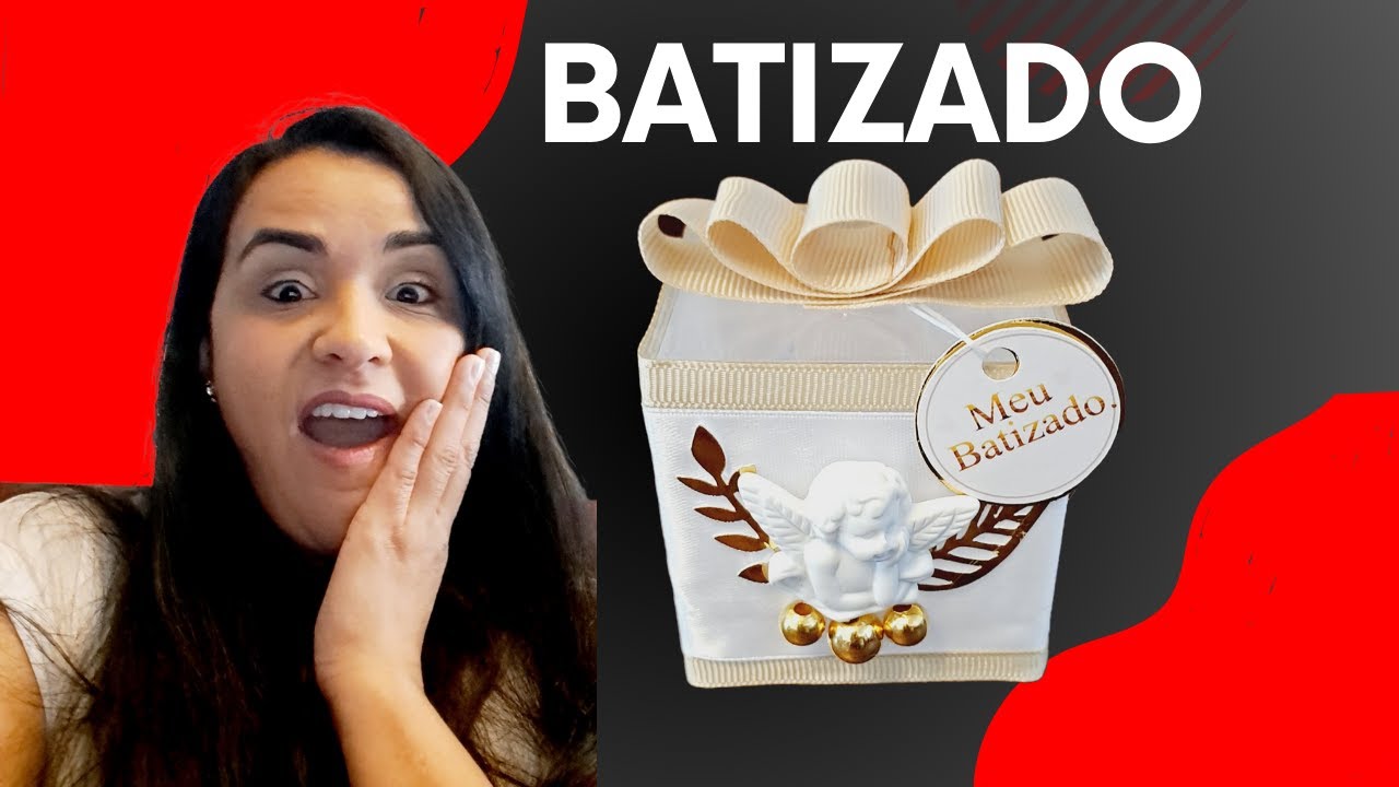 Caixa acrílica para Batizado