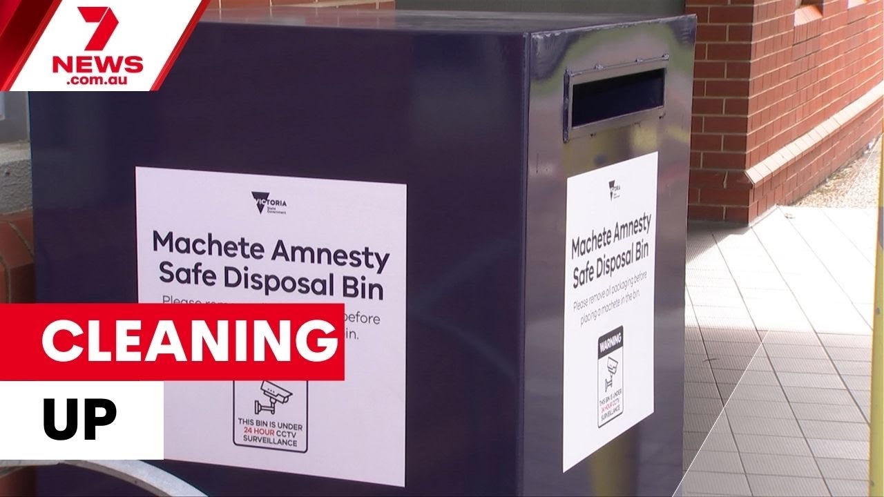 Machetes will officially be banned in Victoria | 7NEWS