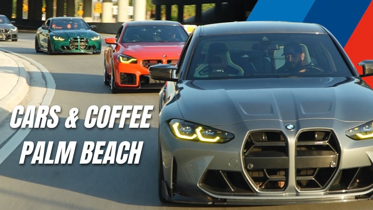 BMW Ms Ride Out To CARS & COFFEE PALM BEACH! Can't believe what we saw...