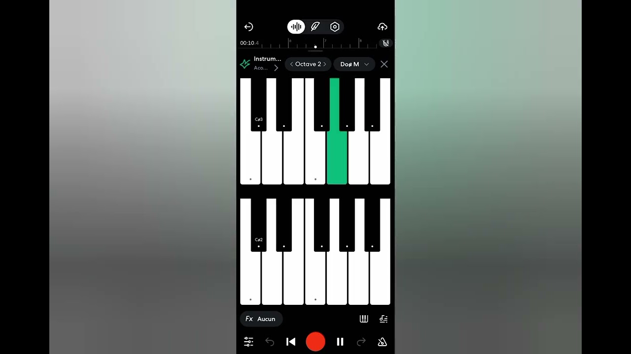 Je crée Une merveilleuse mélo seulement avec mon phone 
