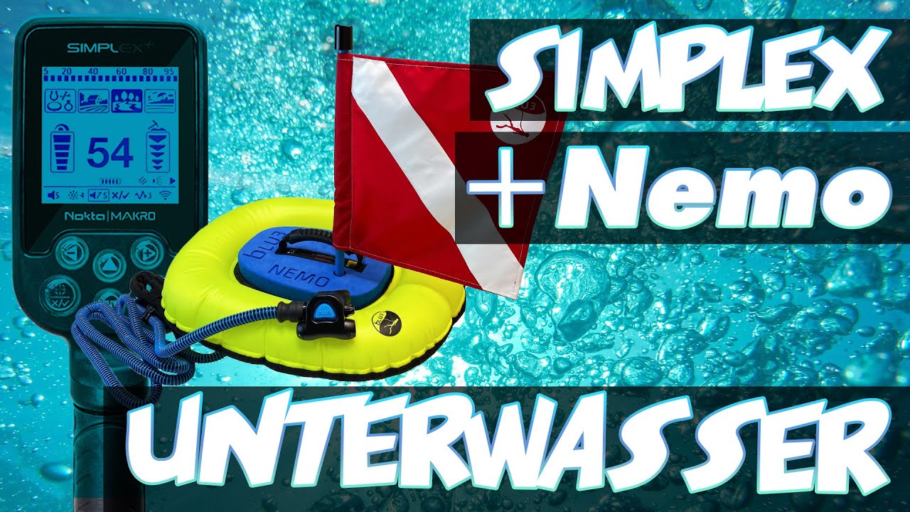 Blu3 Nemo Unterwasser Sondeln mit dem Nokta Makro Simplex [Schatzsuche nach Schmuck und Münzen]