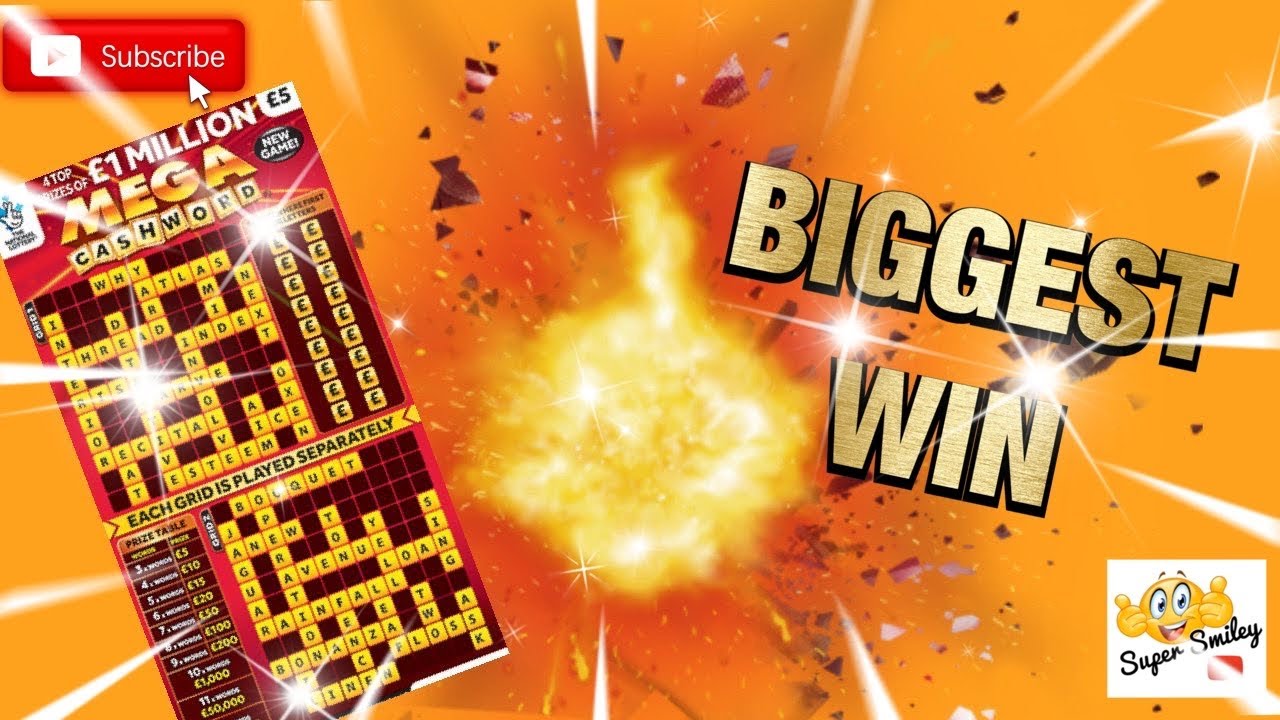 💥 BIGGEST win on my channel Mega Cashword Scratch Card  💥