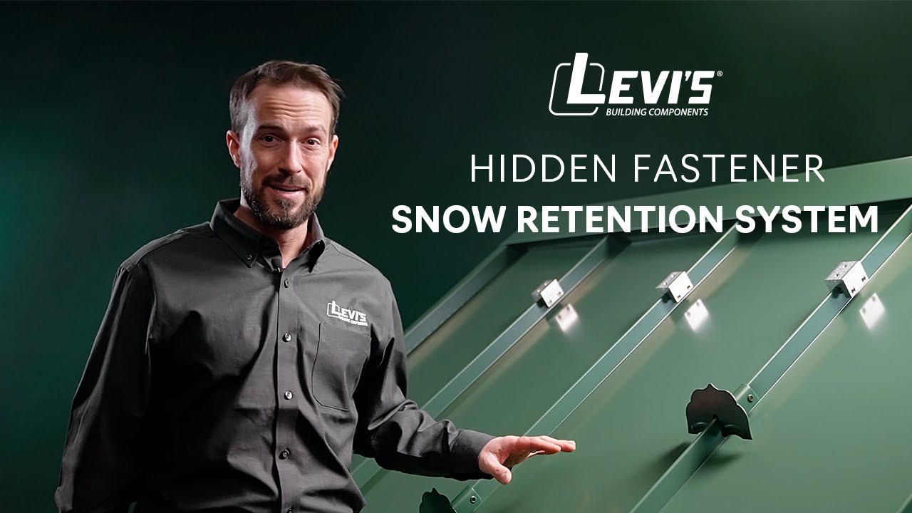 Hidden Fastener Snow Retention Systems
