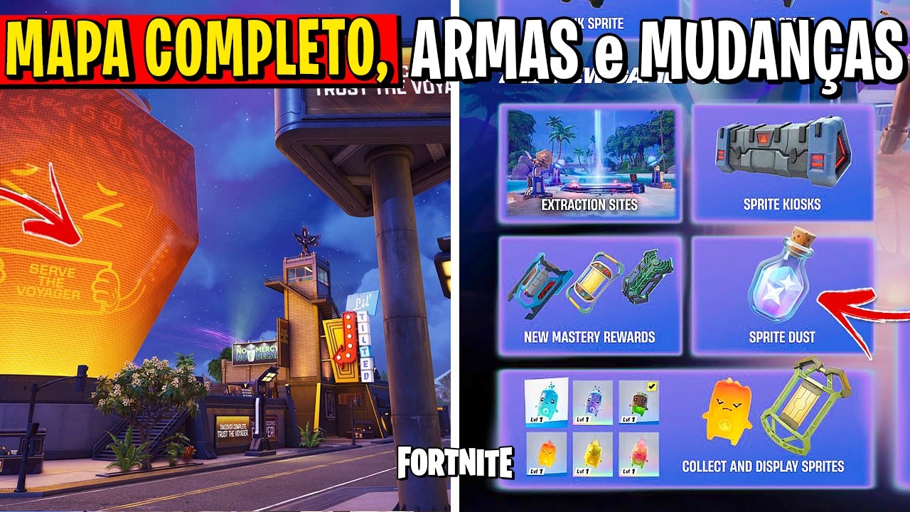 FORTNITE - SERVIDORES ONLINE, NOVOS ELEMENTAIS e RECOMPENSAS GR&Aacute;TIS! NOVA TEMPORADA 3 CAP&Iacute;TULO 7