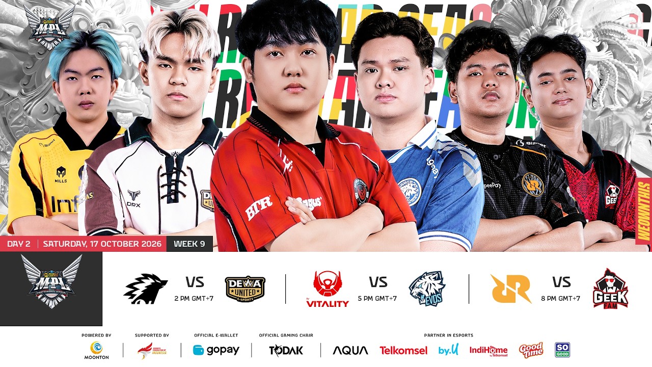 🔴 LIVE | MPL ID S18 | Week 9 Day 2 | English