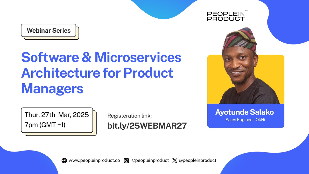 SOFTWARE & MICROSERVICES ARCHITECTURE FOR PRODUCT MANAGERS