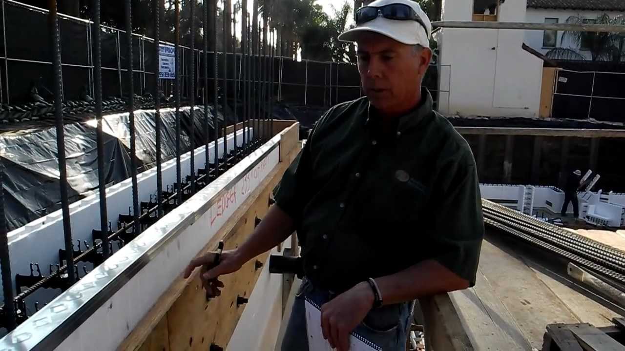 Fox Blocks Insulated Concrete Forms Preset Heavy ledger board.MOV