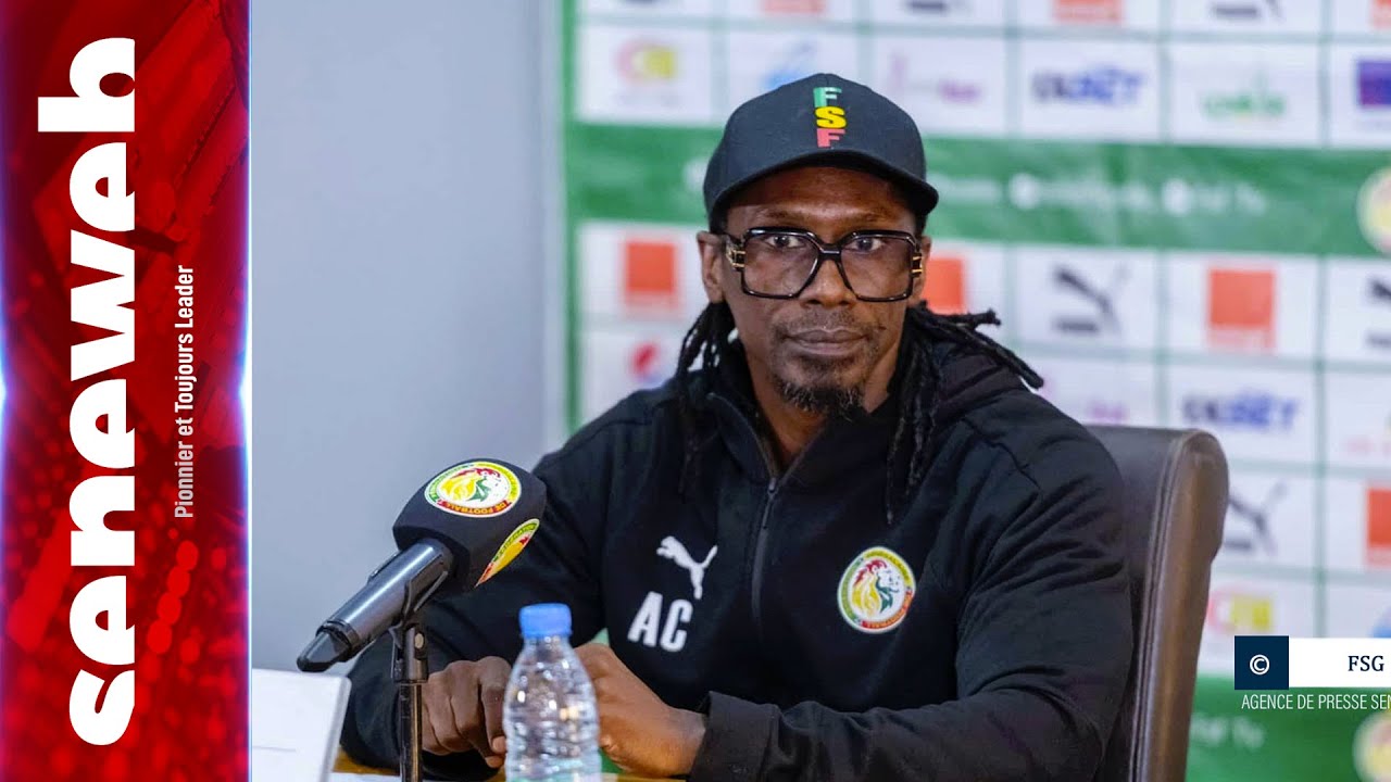 Sénégal-Rdc: Suivez la conférence de presse d’Aliou Cissé