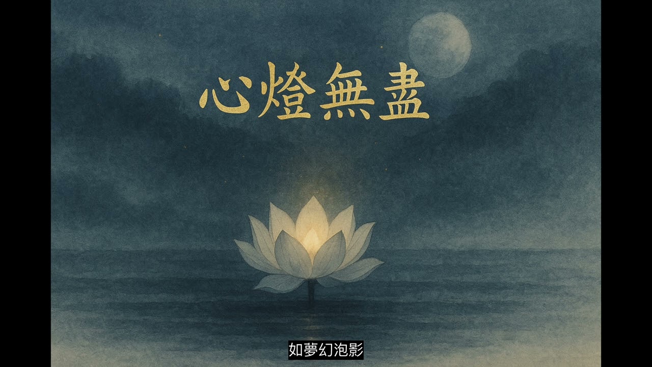 心燈無盡｜現代佛曲 × 心經流動 💫 一念轉即光｜用音樂點亮心燈，用慈悲照見自己。佛性不滅，心光無盡。