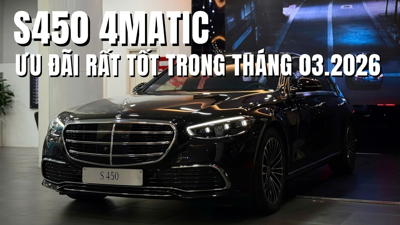 Mercedes-Benz S450 giá rất tốt trong tháng 03/2026 | Vũ Mercedes