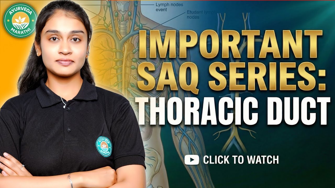 IMP SAQ SERIES  ; LEFT THORACIC DUCT  | Anatomy Bams First Year 