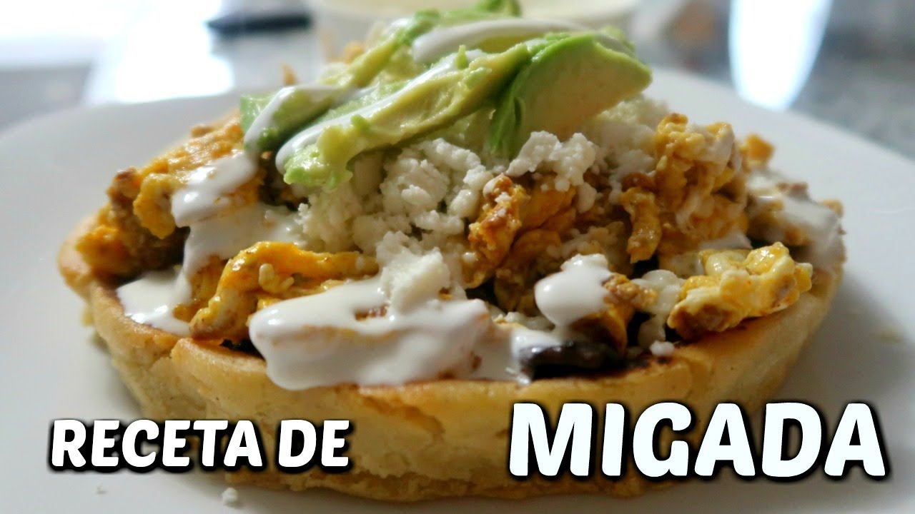RECETA DE MIGADA CON HUEVO Y CHORIZO SUPER DELICIOSA!!
