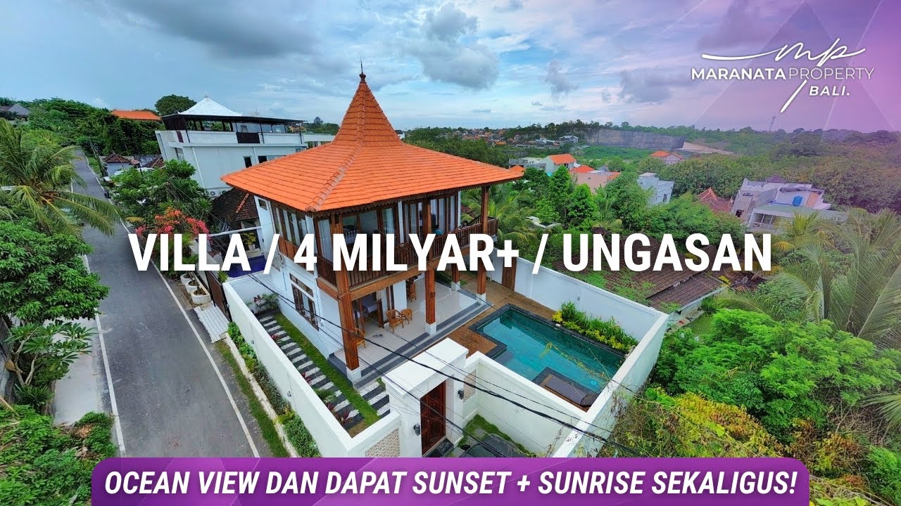 TROPICAL, OCEAN VIEW, SUNSET & SUNRISE DAPAT JUGA, DEKAT PANTAI, SIAP DI HUNI ATAU DISEWAKAN BESOK!