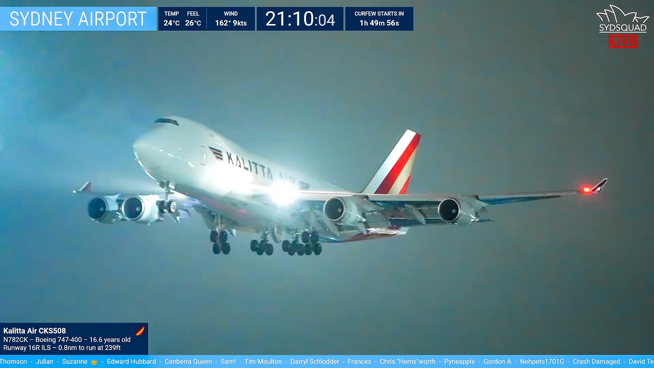 🔴 LIVE Plane-Spotting @ Sydney Airport with SydSquad - 21.02.26 🔴