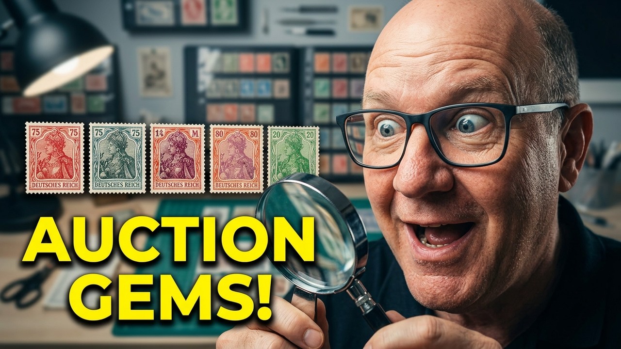 $139 German Stamp Auction Lot Win - Look What I Found!