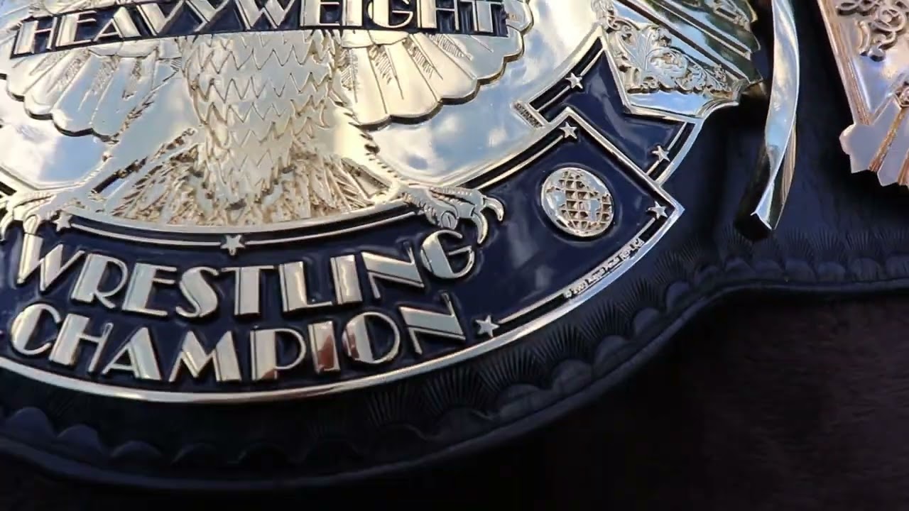 REGGIE PARKS WWF WINGED EAGLE RING USED STRAP Dave Millican Plates