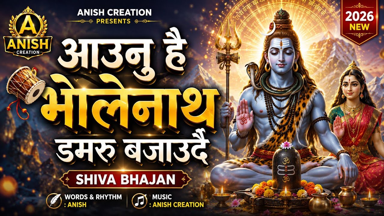 आउनु है भोलेनाथ डमरु बजाउदै | New Nepali Shiv Bhajan 2026 | Mahashivratri Special Kirtan