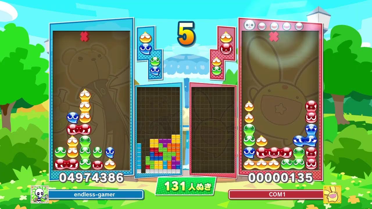 ［スワップ？ ・・・ちょっとだけだからね！］PS4「ぷよぷよテトリス2」(無声)