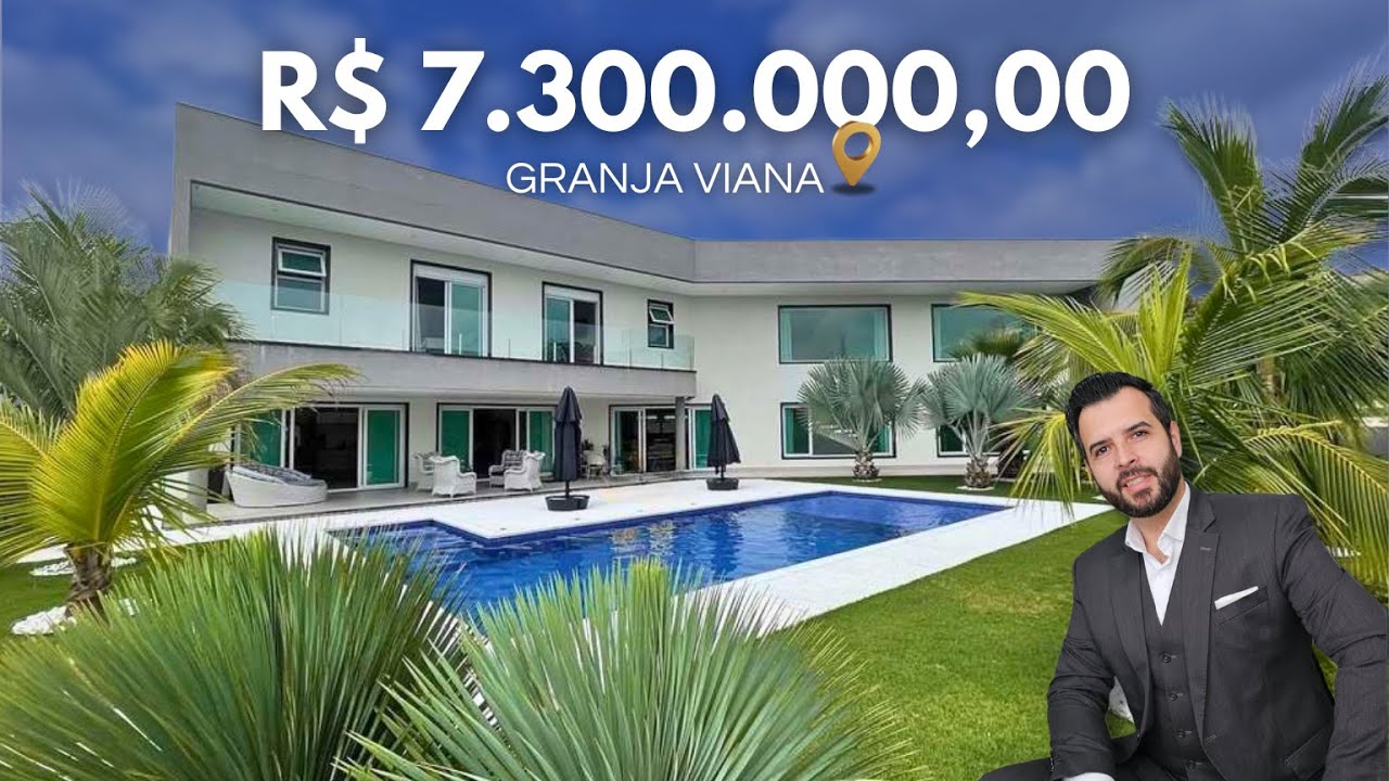 UM OASIS PARTICULAR! MANSÃO À VENDA NA GRANJA VIANA R$ 7.300.000,00 - CONDOMÍNIO FECHADO