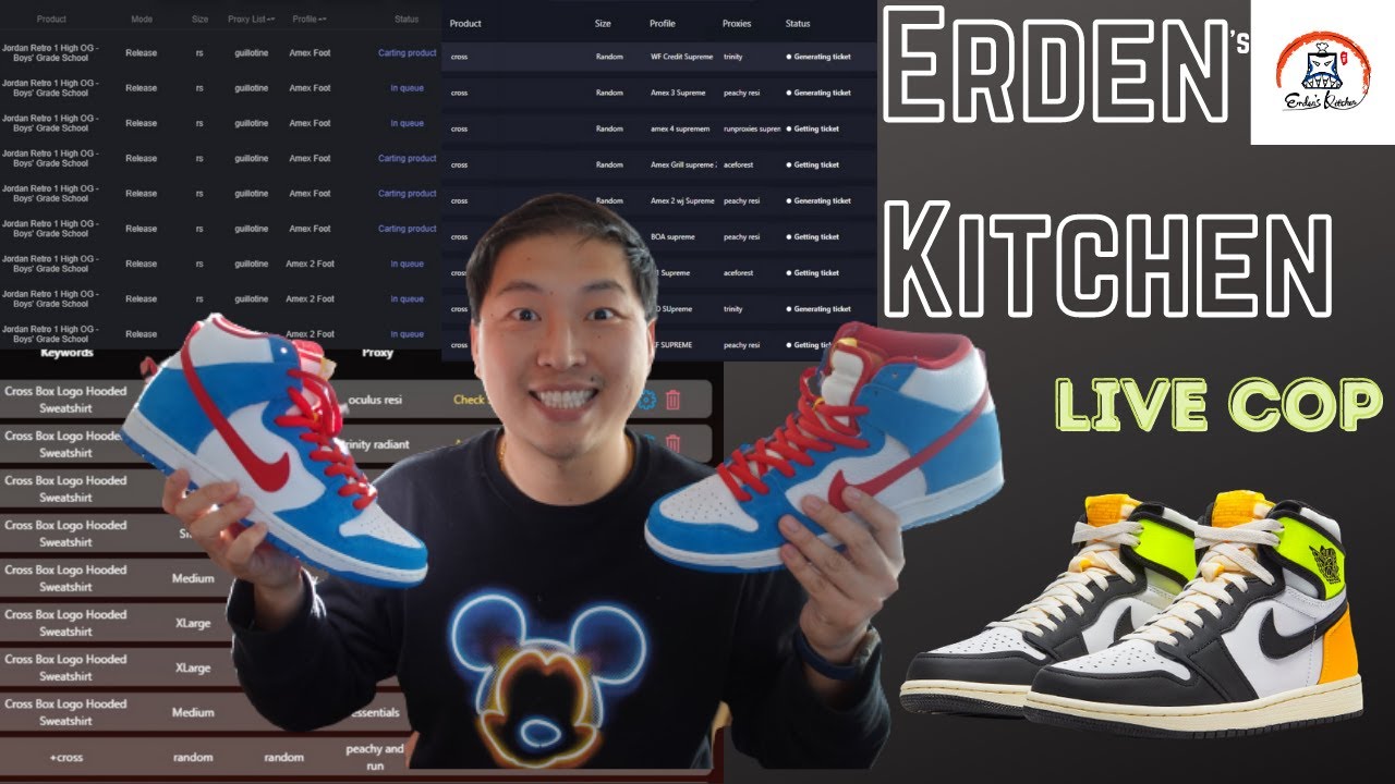 Jordan 1 Volt Gold Live Cop +  Insane Profit Sneakers Unboxing!!!  [Erden's Kitchen]