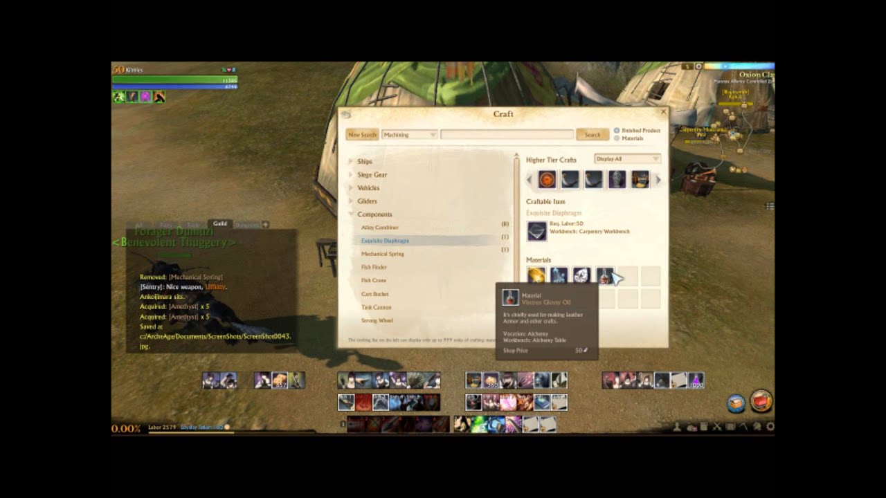 ArcheAge fish finder crafting guide