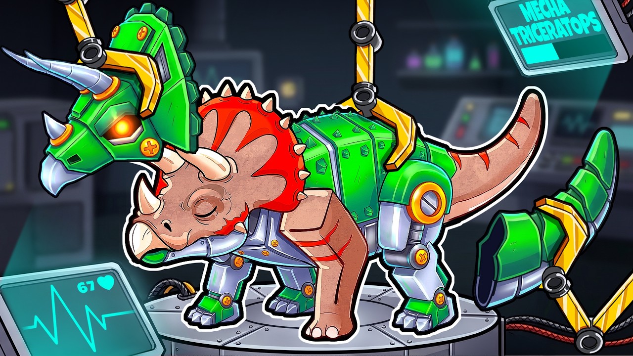I LEAKED CYBORG DINOSAURS IN MORPH WORLD!
