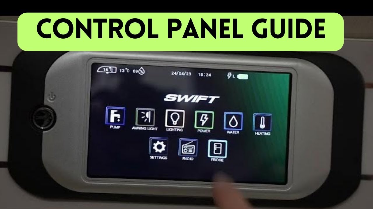 Как пользоваться сенсорной панелью управления Swift Command