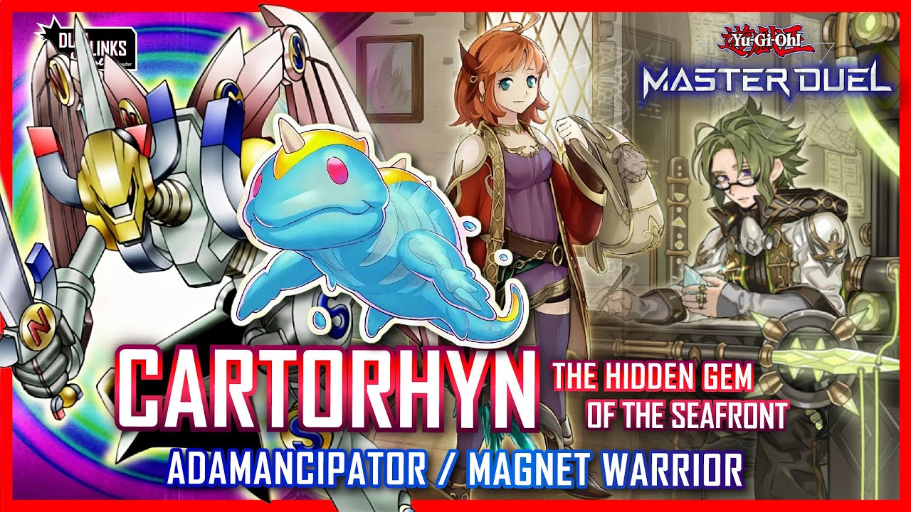 Cartorhyn the Hidden Adamancipator Support, ft. Magnet Warrior [Yu-Gi-Oh! Master Duel]