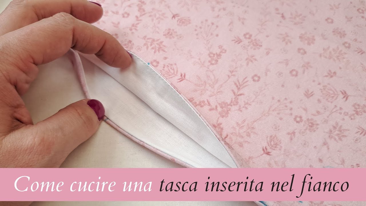 Come cucire una tasca nascosta nel fianco | TASCA NEL FIANCO tutorial di Jessica Gallo #cucito #sew