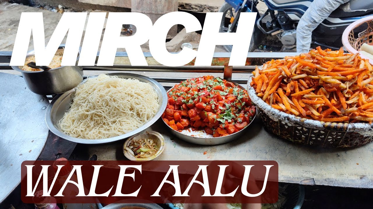 Mirch Wale Aalu, Itna Teekha Ki Paseene Aa Gaya | Street Food Vlog | Indian Street Food