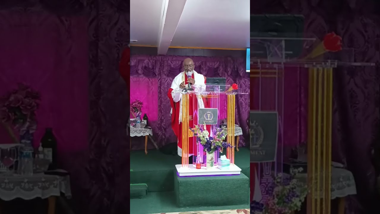 Apostle Robert Bell Preaching God's Worshop Grace and Mercy Monument of Deliverance 2 Kings 4:27